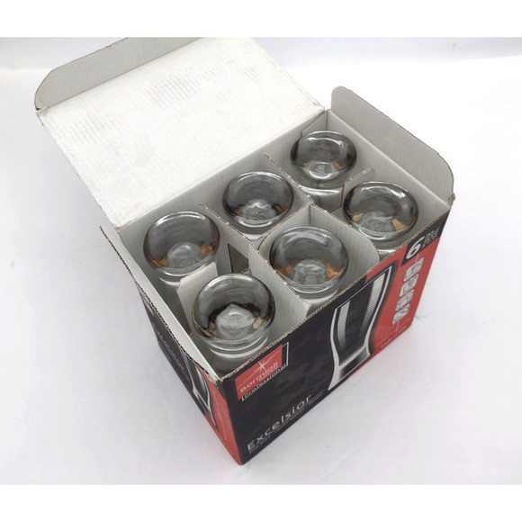 Bormioli Rocco excelsior glasses made in Italy 6 PCs Open box - Picture 3 of 5